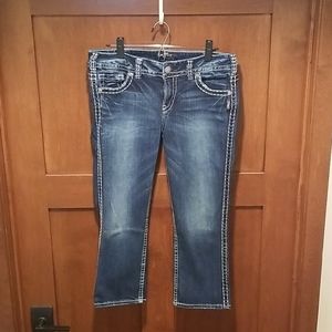 Silver women's Suki mid capris